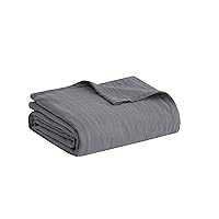 Clean Spaces Gauze Blanket 100% Cotton Blanket Soft & Breathable 3 Layers Lightweight Gauze Fabric, All Seasons, Cozy & Lofty Blanket for Bed, Couch and Office, King(108