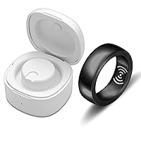 Smart Ring for Men Women: Health Tracker for Fitness Sleep Tracking Heart Rate Blood Oxygen Blood Pressure Monitor Pedometer Bluetooth Connection Waterproof Silver Gold Wearable Finger Ring