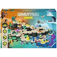 GraviTrax Junior Starter Set XXL: My Planet - Creative Preschool Marble Run Construction Toy and Maze Builder for Kids Age 3 and Up