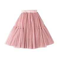 Toddler Girl Dress Little Child Girls Long Skirt Tiered Ruffle Maxi Skirts Girls Soft Party