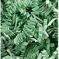 Mint Green Solid Colored Crinkle Paper Filler for Gift Wrap and Basket Filler for Gift Box Filling Cut Paper Shred Filler 2LB