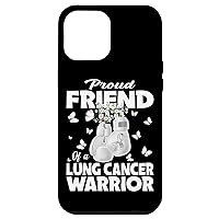 iPhone 12 Pro Max Proud Friend Of A Lung Cancer Warrior Boxing Gloves Case
