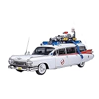 Scale Model Cars 1/18 Scale Diecast Car for Ecto-1 Car Model Metal Diecast Model Gift