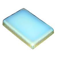 REAL-GEMS Genuine Blue Opalite Energy Chunk Slab 1351 Grams 16 cm for Decoration
