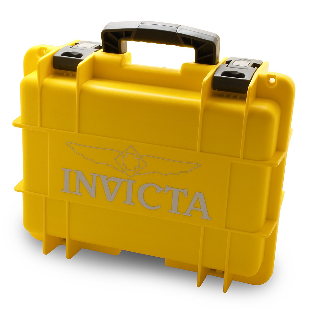 Invicta IG0098-RLC8S-Y 8 Slot Yellow Plastic Watch Box Case