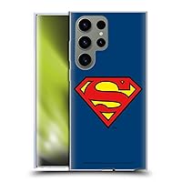 Head Case Designs Officially Licensed Superman DC Comics Classic Logos Soft Gel Case Compatible with Samsung Galaxy S23 Ultra 5G