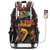 KRGEMS Cristiano Ronaldo Backpack with Lunch Bag, Football 1 Children's  Book Bags, Travel Backpack, Children's School Bag, 17 Inches, Cristiano  Ronaldo, 17 Inches, Cristiano Ronaldo : Amazon.com.be: Fashion