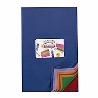 Colorations Bleeding Art Tissue, 50 Sheets, 12 inches x 18 inches, 20 Assorted Colors, Watercolor, Collage, Arts & Crafts, Mess-free Paint Alternative, Model:BBREGTIS