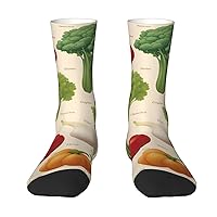 locomotive Casual Socks for Women Men, Colorful Funny Novelty Crew Socks Birthday Gifts(One Size)
