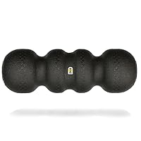 Rollga PRO - The BETTER Foam Roller for Flexibility, Muscle Recovery, Back & Neck Massage, & Exercise (Black)