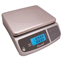 Digital Food Scale, Battery Operated with 66 Pound Capacity for Cooking, Baking, Meal Prep, Diet Tracking, Stainless Steel, 6.82 Pounds, Silver