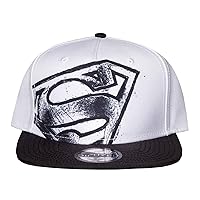 Superman Snapback Cap Black