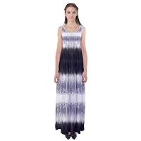 CowCow Womens Casual Long Dress Tie Dye Watercolor Boho Summer Empire Waist Maxi Dress, XS-5XL