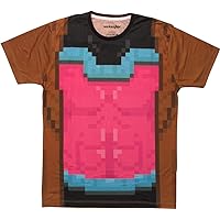 X-Men Gambit Pixel Costume Shirt, Mens