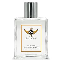 CA Perfume Impression of Taj Mahal Sunset For Women Replica Fragrance Dupes Eau de Parfum Spray Bottle 3.4 Fl Oz/100ml-X1