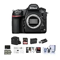 Nikon D850 DSLR Camera - Bundle with 64GB SDXC U3 Card, Camera Case, Spare Battery, Cleaning Kit, Memory Wallet, Card Reader, Glass Screen Protector, PC Software Package