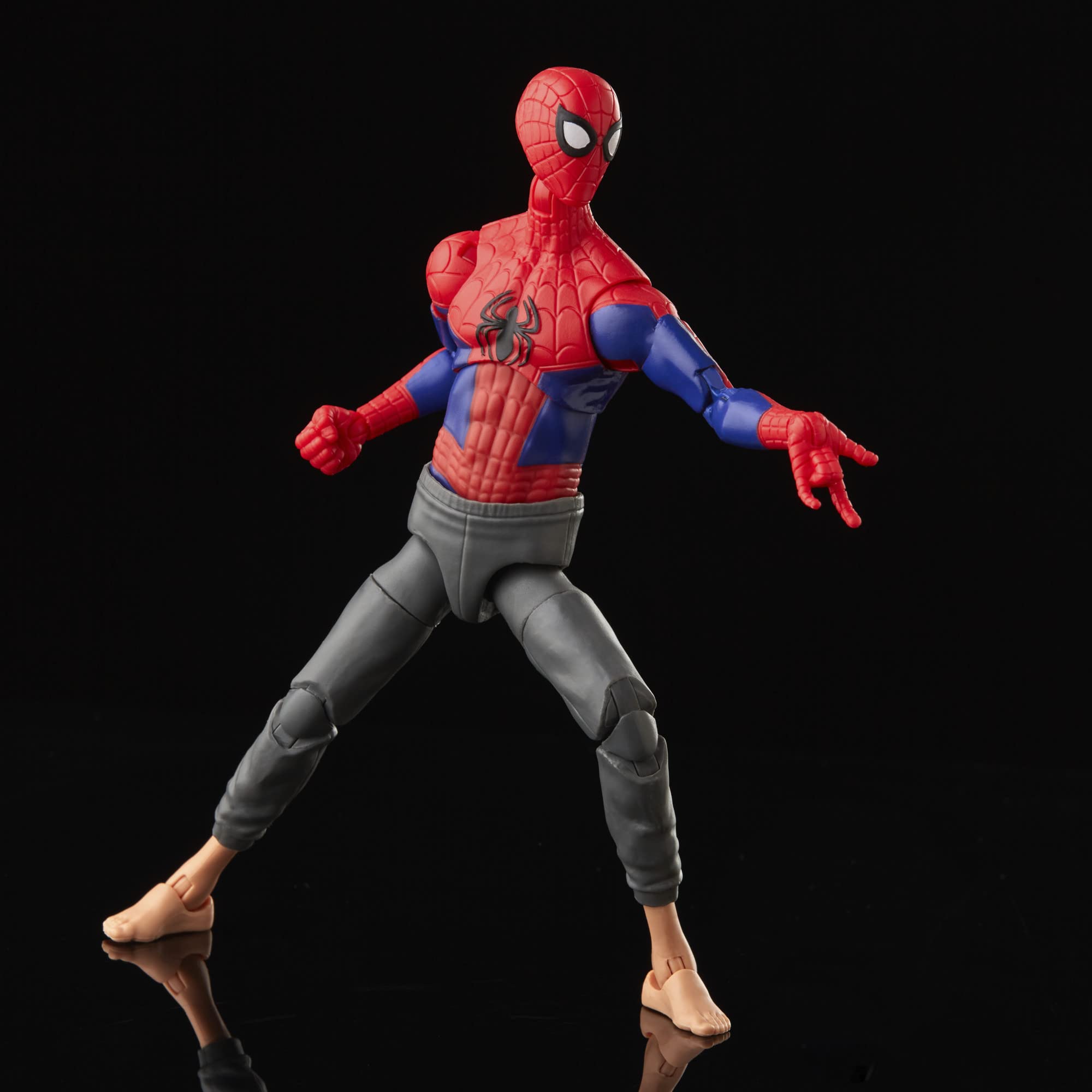 Marvel Hasbro Spider-Man Legends Series Across The Spider-Verse Peter B Parker 6-inch Action Figure Toy,2 Accessories