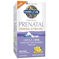 Prenatal DHA Omega 3 Fish Oil - Minami Natural Prenatal, 60 Softgels