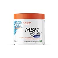 MSM Powder with OptiMSM, Non-GMO, Vegan, Gluten Free, Soy Free, 250 Grams