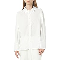 rare/self All-Gender Exposed Seams Cotton Button Down Shirt