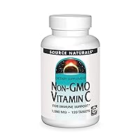 SOURCE NATURALS Non-GMO Vitamin C Tablet, 120 Count