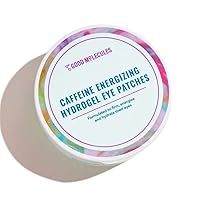 Caffeine Energizing Hydrogel Eye Patches - Eye Mask with Hyaluronic Acid Hydrate and Reduce Puffiness - Pack of 30, Skincare for Face Good Molecules Caffeine Energizing Hydrogel Eye Patches - Eye Mask with Hyaluronic Acid Hydrate and Reduce Puffiness - Pack of 30, Skincare for Face