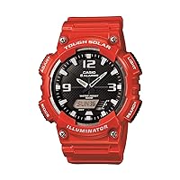 Casio Men's AQ-S810WC-4AVCF Analog-Digital Display Quartz Red Watch