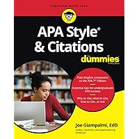 APA Style & Citations For Dummies APA Style & Citations For Dummies Paperback Kindle