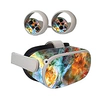 MightySkins Skin Compatible with Oculus Quest 2 - Space Cloud | Protective, Durable, and Unique Vinyl Decal wrap Cover | Easy to Apply, Remove, and Change Styles | Made in The USA (OCQU2-Space Cloud)