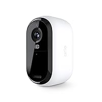 Arlo Essential 2K Outdoor Security Camera (2nd Generation) – 1 Pack – Outdoor & Indoor Wireless Camera, White – VMC3050