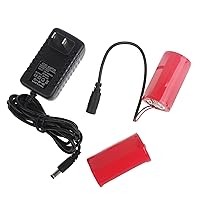 Universal LR20 D Battery Eliminators Power Supply Adapter Replacement 2Pcs 1.5V D Size Battery for Toy Flashlights