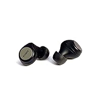 Comply Foam TrueGrip Pro Replacement Earbud Tips for Jabra 75t/65t Earphones - Noise-Isolating, Comfortable, That Click on and Stay Put (Large, 3 Pairs),Black