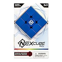 Goliath NEXcube 3x3 Classic - Stickerless Speed Cube - Super Smooth Technology Unlocks Super Speed to Break Records! - Multicolor