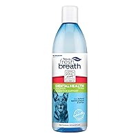 TropiClean Fresh Breath Certified Wellness Collection Dental Health Solution Plus Digestive Support for Dogs | Prevents Plaque & Tartar | VOHC Accepted | Freshens Bad Dog Breath | 16 oz