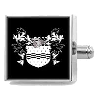 Bailey Wales Family Crest Surname Coat Of Arms Cufflinks Personalised Case