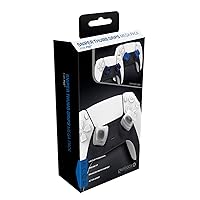 SMP PS5 – Thumb Grips PS5 Megapack Caps/Caps/Protective Silicone for Playstation 5 Joysticks – Non-Slip – Aiming Aid – PS5 Controller Protector (3 Pack) White/Blue/Black
