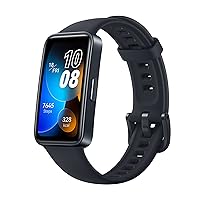 HUAWEI Band 8 Smart Watch, High Definition Full View Display, 1.47 Inches, 14 Day Battery Life, High Accuracy Sleep Measurement, Thin and Lightweight, 24 Hour Health Management, Band Replacement,