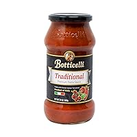 Botticelli Traditional Pasta Sauce - Premium Italian Spaghetti Sauce - Tomato Sauce - 24oz (2- Pack)