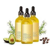 Natural Hair Growth Oil, Vegan, Black, for Men and Women, Dry Damaged Thinning Hair (1 PC)