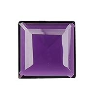 Violet Amethyst 30.50 Ct Square Shaped Healing Crystal
