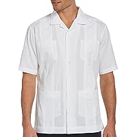 Cubavera Guayabera for Men Embroidered Shirt, Short Sleeve Button Down, Comfortable Fit (Size Small - 5X Big & Tall)