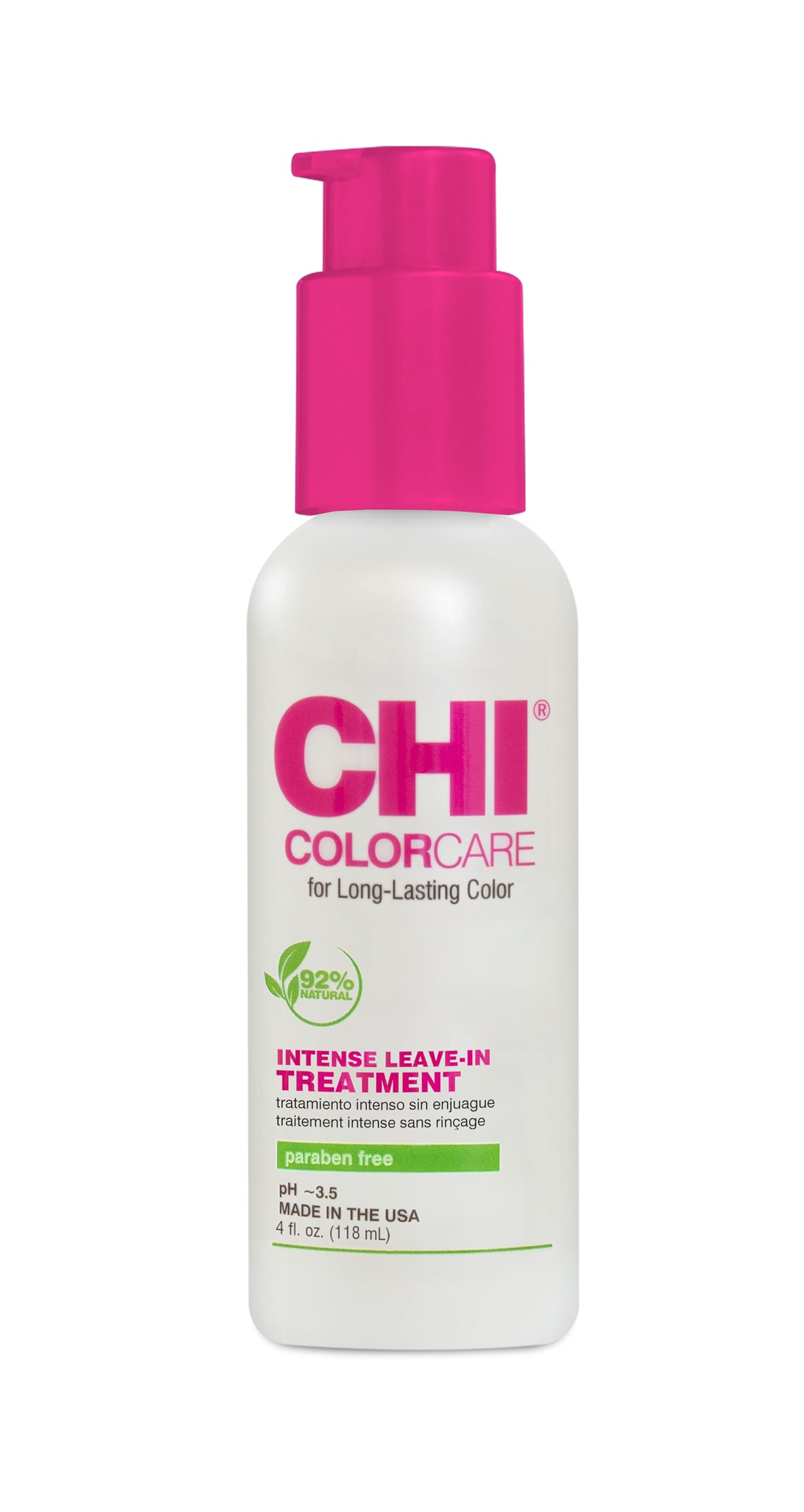 CHi ColorCare Intense Leave-In Treatment - Multi-Benefit Leave-In Treatment Intensely Revives and Nourishes Dull Hair