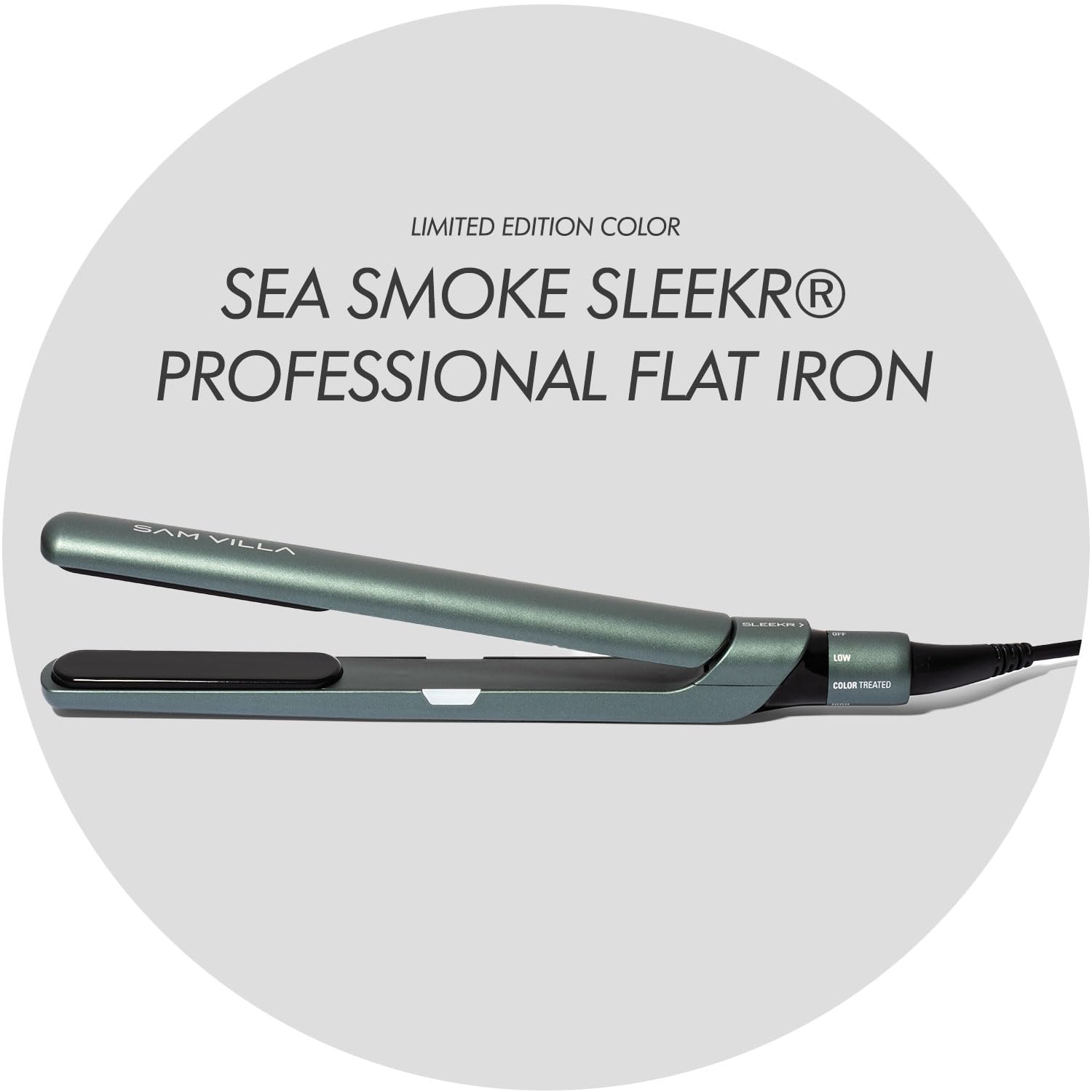 Sam Villa SLEEKR Professional Ceramic Tourmaline Ionic Flat Iron Hair Straightener With Precision Heat Control