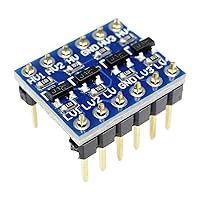 IIC I2C Logic Level Converter Bi-Directional Board Module 5V 3.3V DC Module for Arduino with Pins High Low Voltage