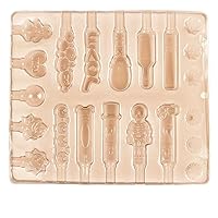 Price per 2 Pieces Chocolate Molds Baby Shower GNZJ7 Lollipops Birthday Sugarcraft Sugarpaste Wedding