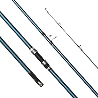 Surf Spinning Rod 11.8ft 3 Section Carbon Fiber Stainless Steel Guide EVA Grip Surf Casting Saltwater Fishing Pole Beach Fishing Trolling Redfish Snook Striped Bass Pompano Flounder