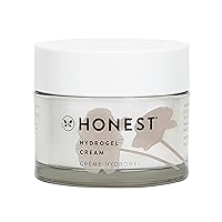 Honest Beauty Hydrogel Cream with Hyaluronic Acid, Jojoba, + Squalane | Oil Free, Lightweight, Moisturizing | EWG Verified, Vegan + Cruelty Free | 1.7 fl oz