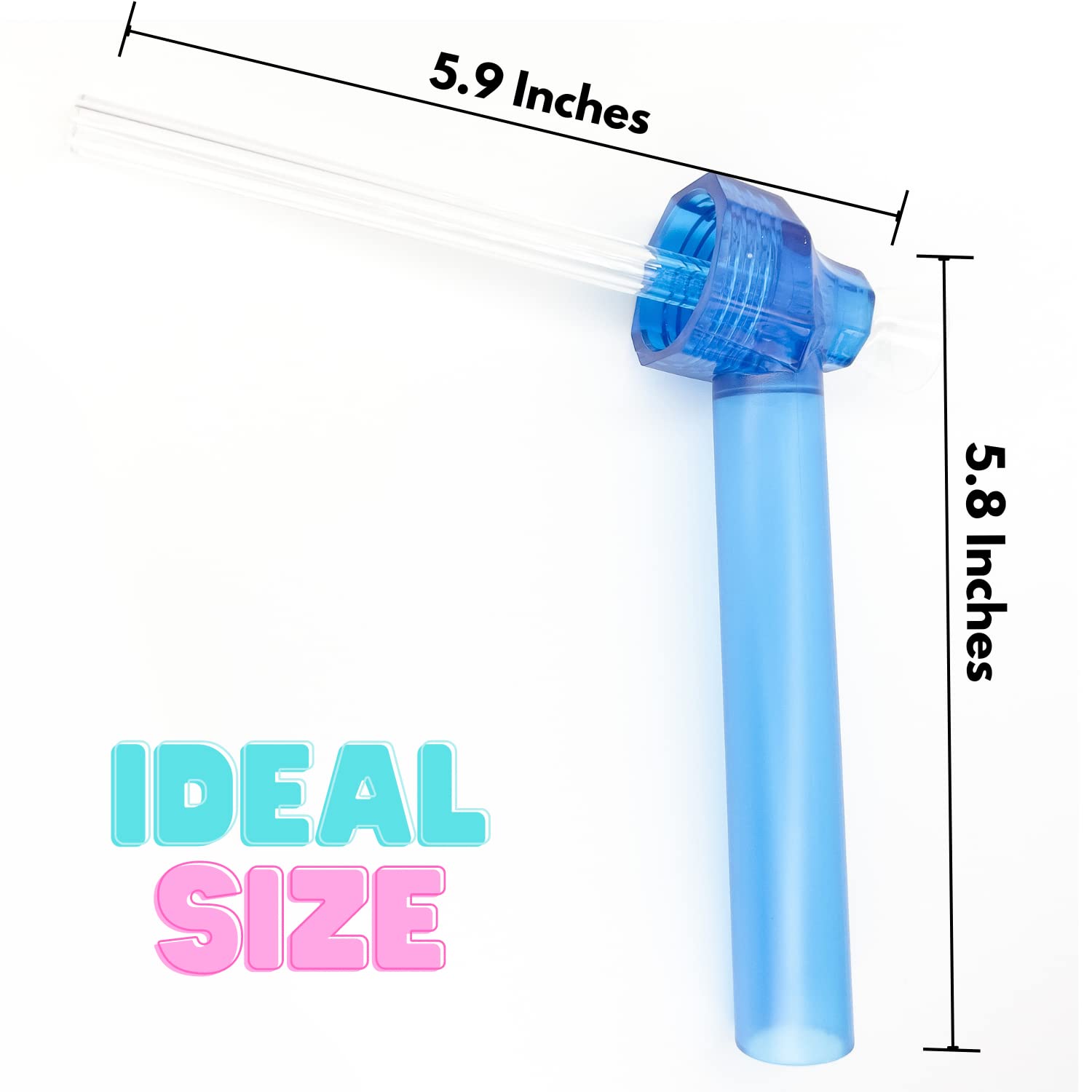 Reusable Staw on the Bottle, Portable Water Straw Kit (1 Pack)