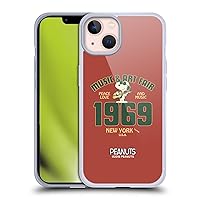 Head Case Designs Officially Licensed Peanuts Snoopy Guitar 1969 Woodstock 50th Soft Gel Case Compatible with Apple iPhone 13 and Compatible with MagSafe Accessories