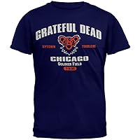 Old Glory Grateful Dead - Mens Chicago '95 T-Shirt Medium Dark Blue